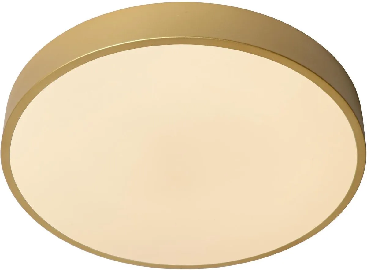 Lucide UNAR Plafonnière Ø39,5cm - Mat Goud/Messing
