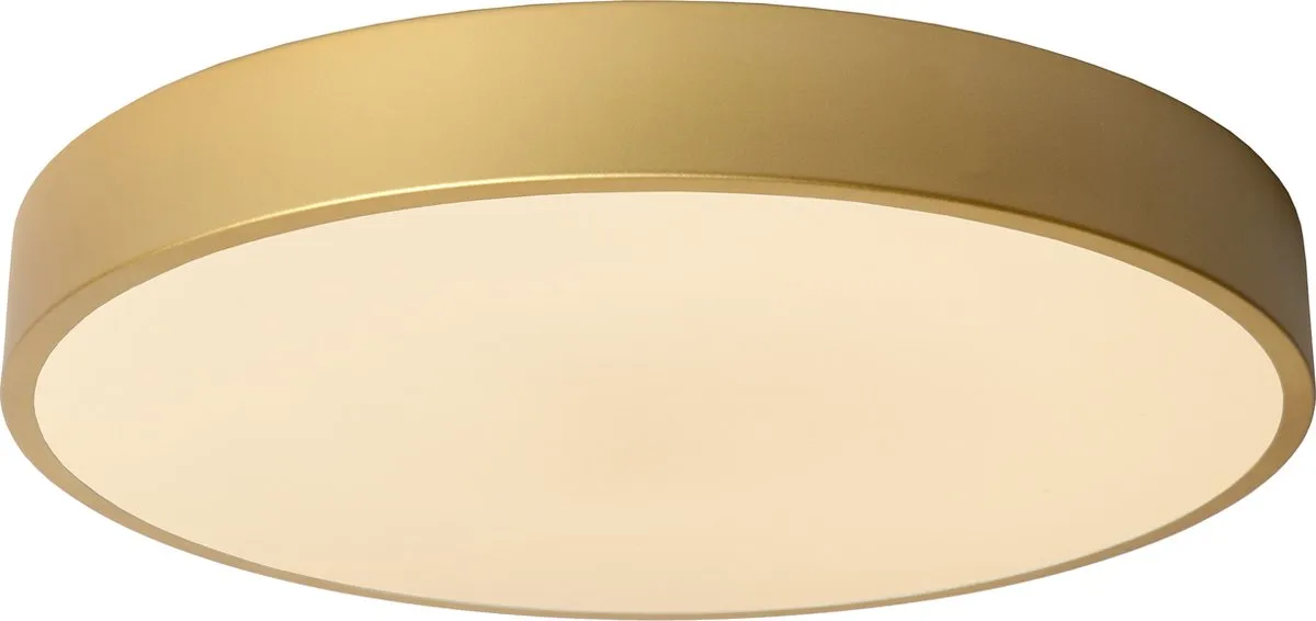 Lucide UNAR Plafonnière Ø39,5cm - Mat Goud/Messing