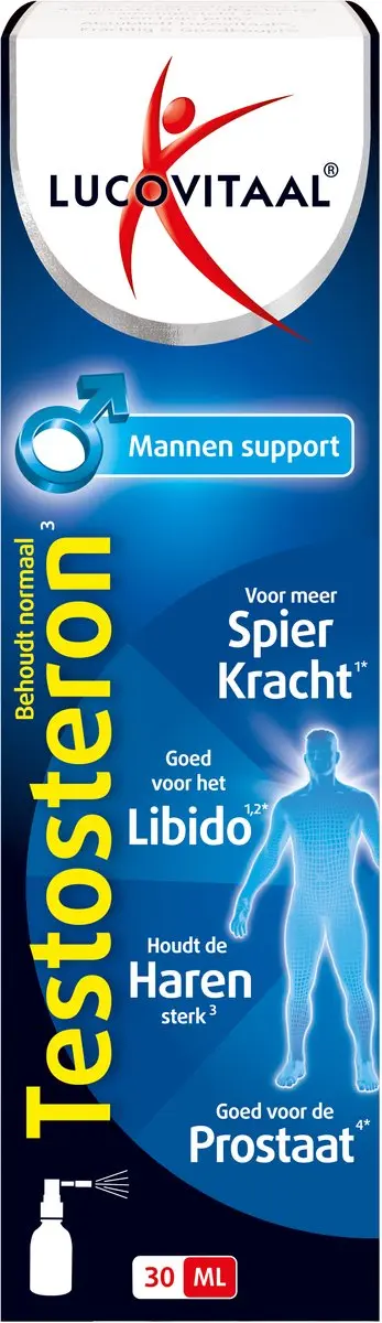 Lucovitaal Testosteron Mannen Support Spray 30ml