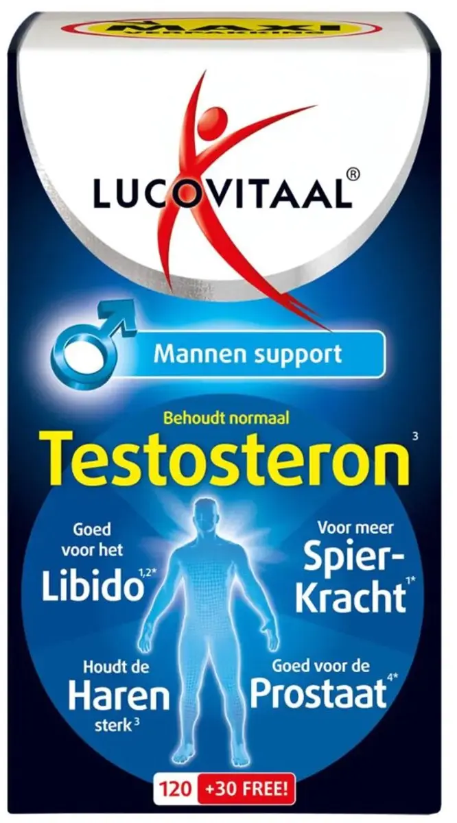 Lucovitaal Testosteron Mannen Support 300g - 2x150 Tabletten
