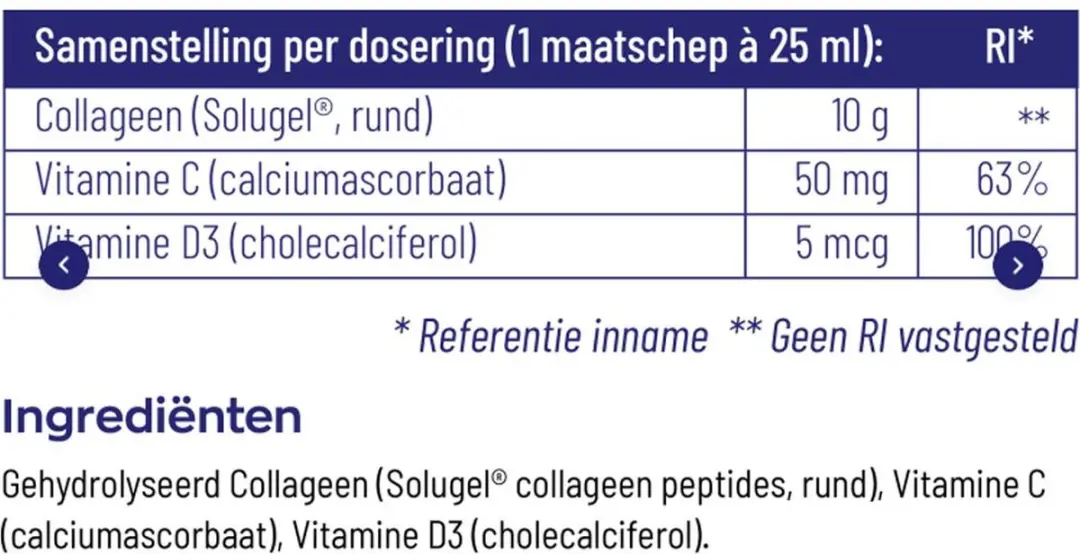 Vitakruid Collageen Solugel Poeder 250g