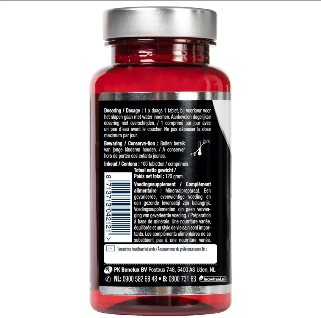Lucovitaal Calcium Magnesium Zink 100 tabletten