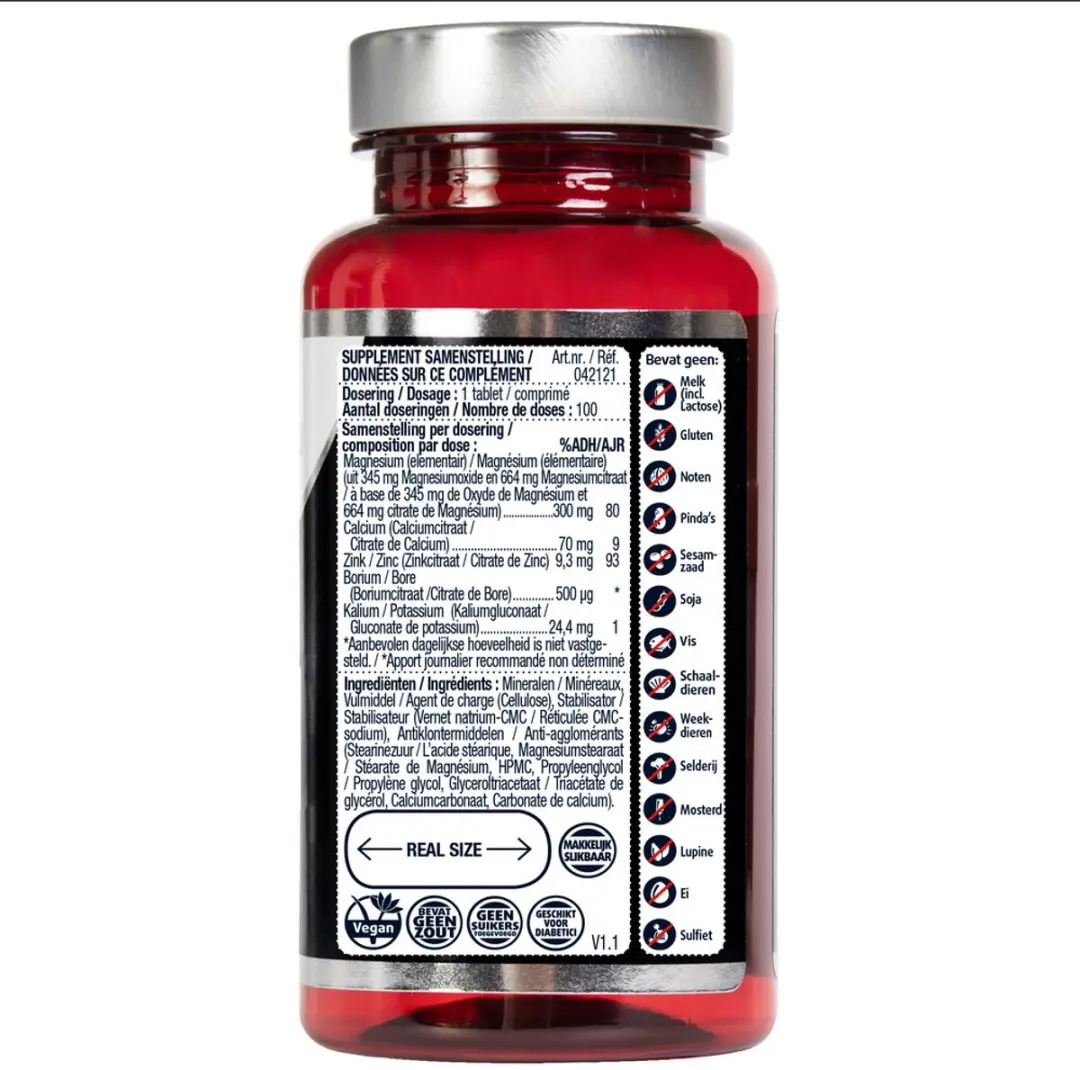 Lucovitaal Calcium Magnesium Zink 100 tabletten