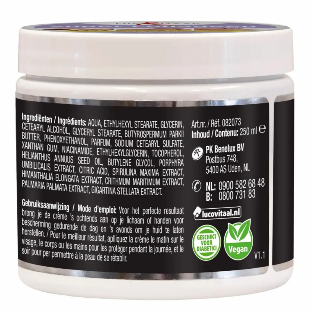 Lucovitaal Hand & Body Crème Collageen 250ml - 2 Stuks