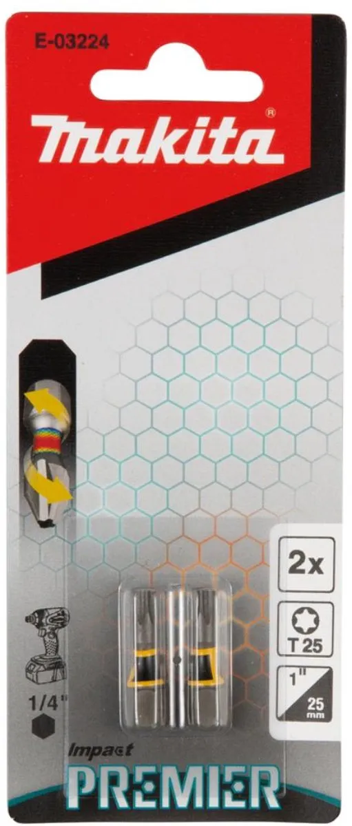 Makita XTT Impact Premier Slagschroefbit T25x25mm - E-03224