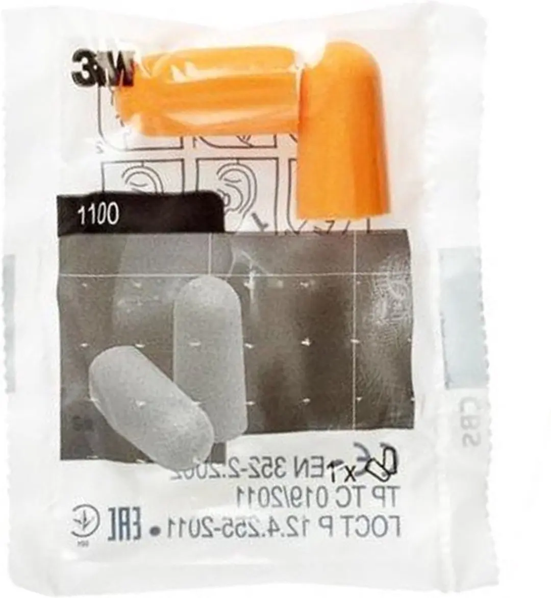 3M 1100 XXL PACK Oordopjes - 60 Paar - Oranje