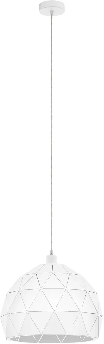 Eglo Roccaforte Hanglamp E27 - Ø40cm - Wit