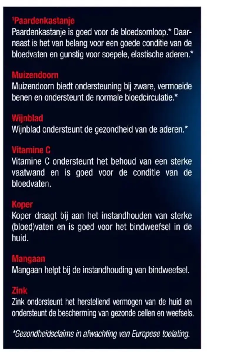 Lucovitaal Benen & Aderen Complex 30 Tabletten