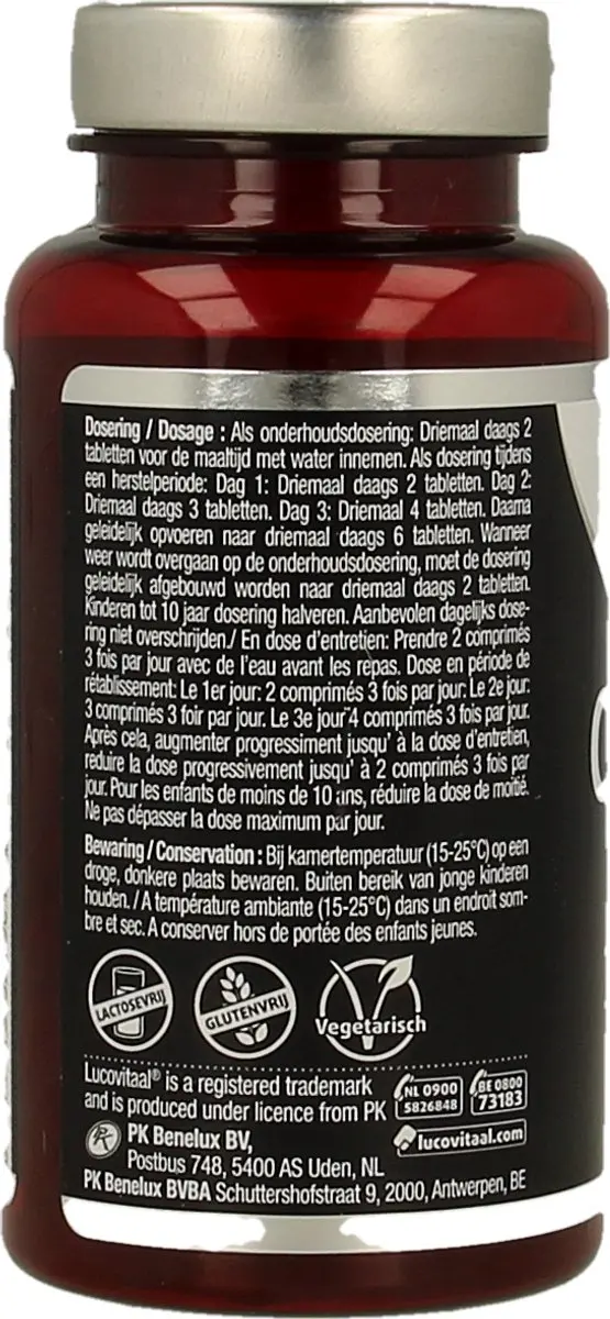 Lucovitaal Chlorella Spirulina Voedingssupplement 200 tabletten