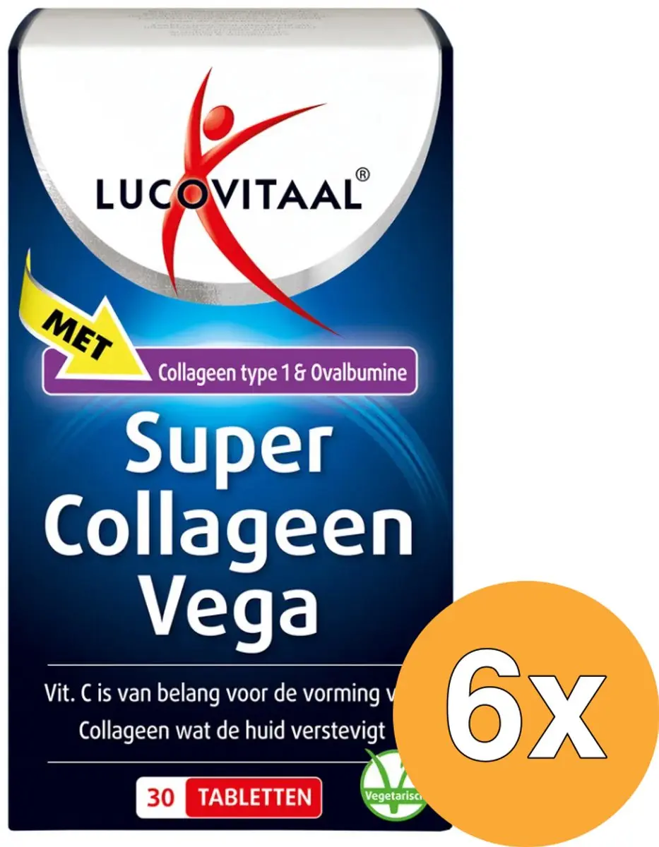 Lucovitaal Super Collageen Vega 30 tabletten