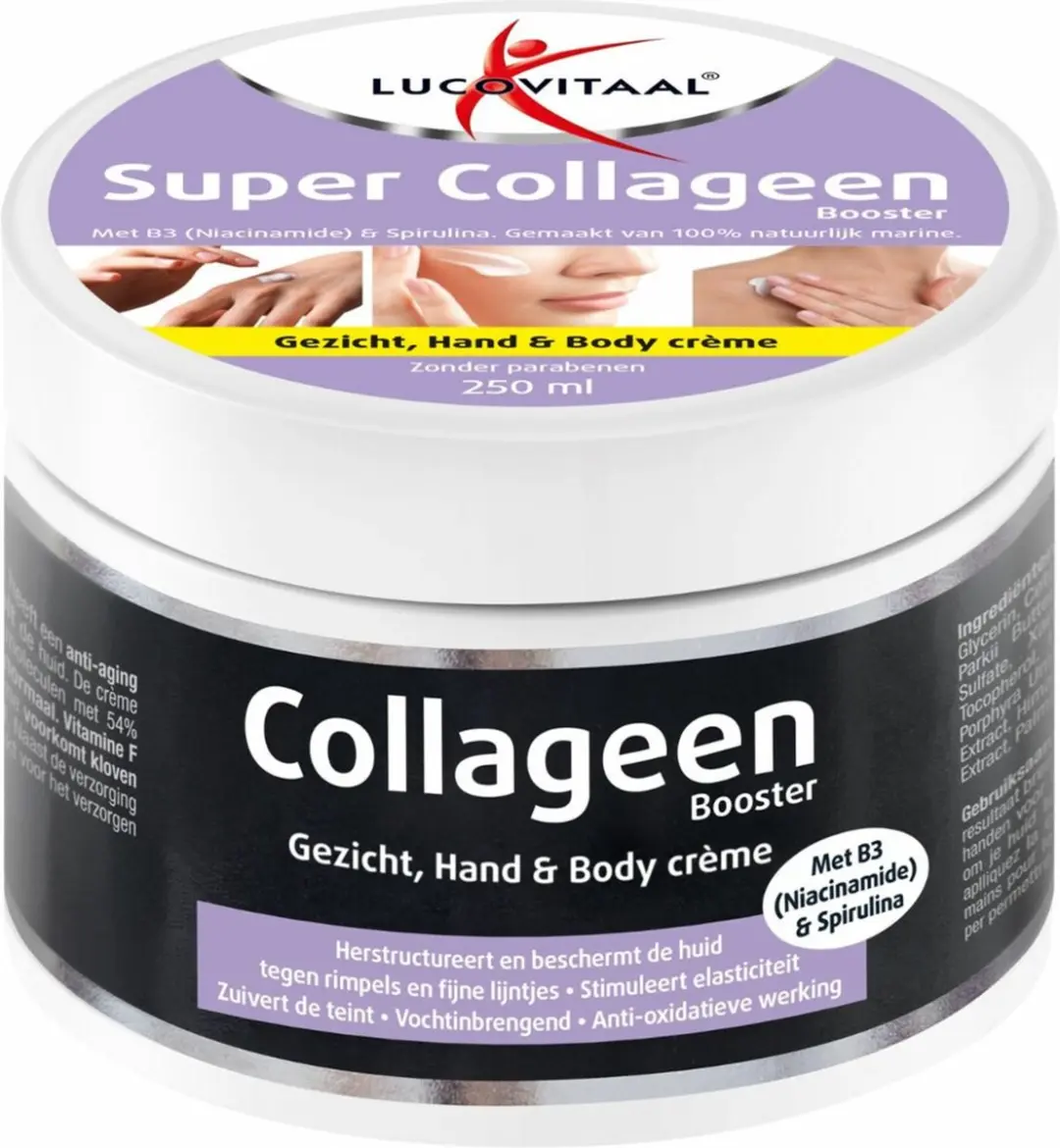 Lucovitaal Hand & Body Crème Collageen 250ml