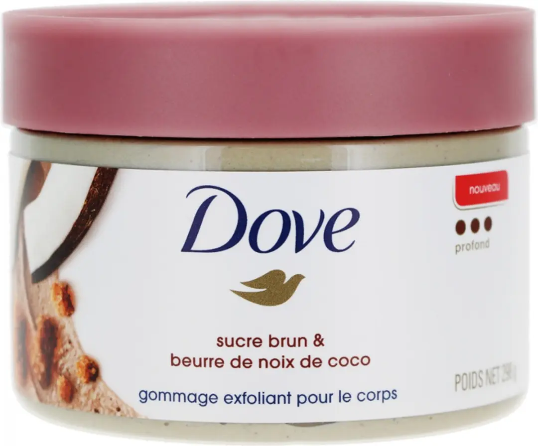 Dove Brown Sugar & Coconut Butter Exfoliërende Lichaamscrub 298g - afbeelding 4 van 4
