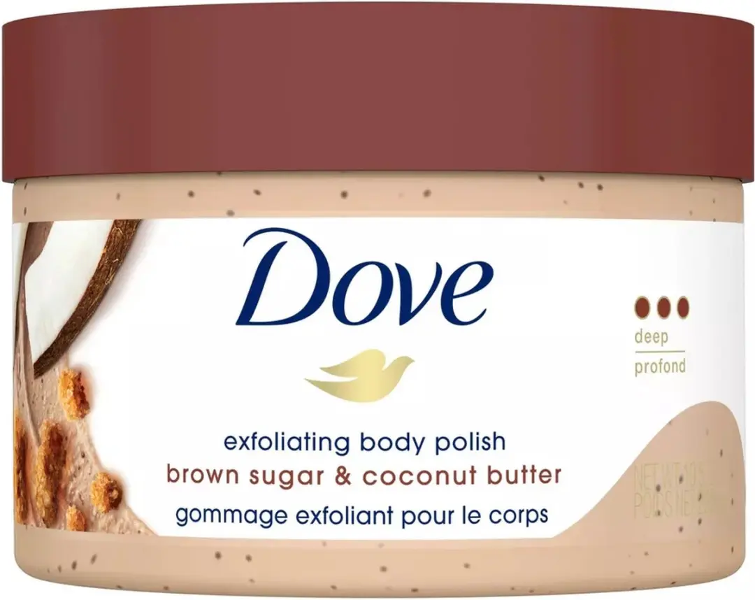 Dove Brown Sugar & Coconut Butter Exfoliërende Lichaamscrub 298g