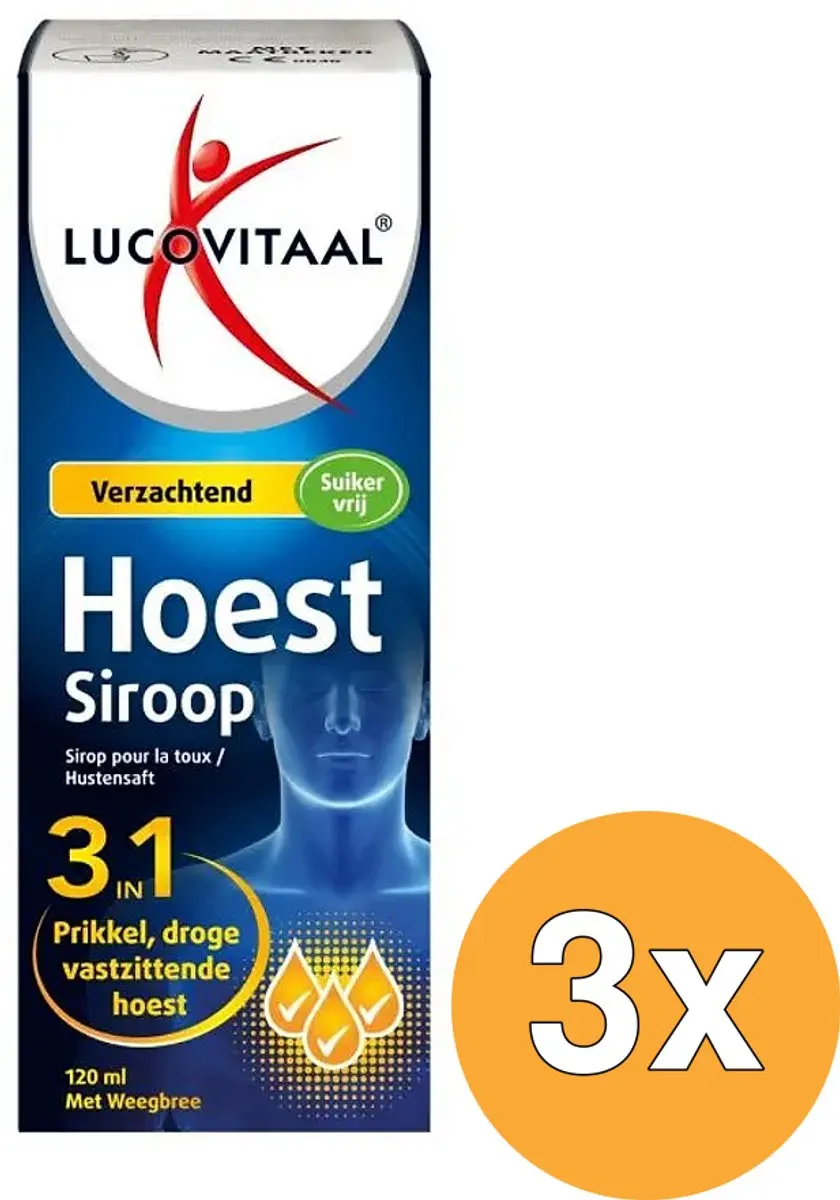 Lucovitaal Hoestsiroop 3-in-1 120ml