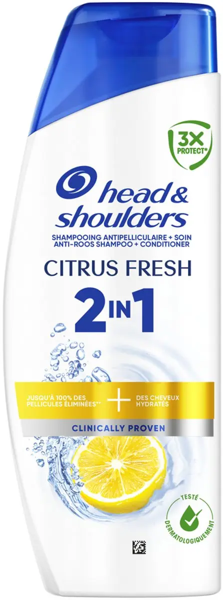 Head & Shoulders Citrus Fresh 2-in-1 Shampoo & Conditioner 6x250ml