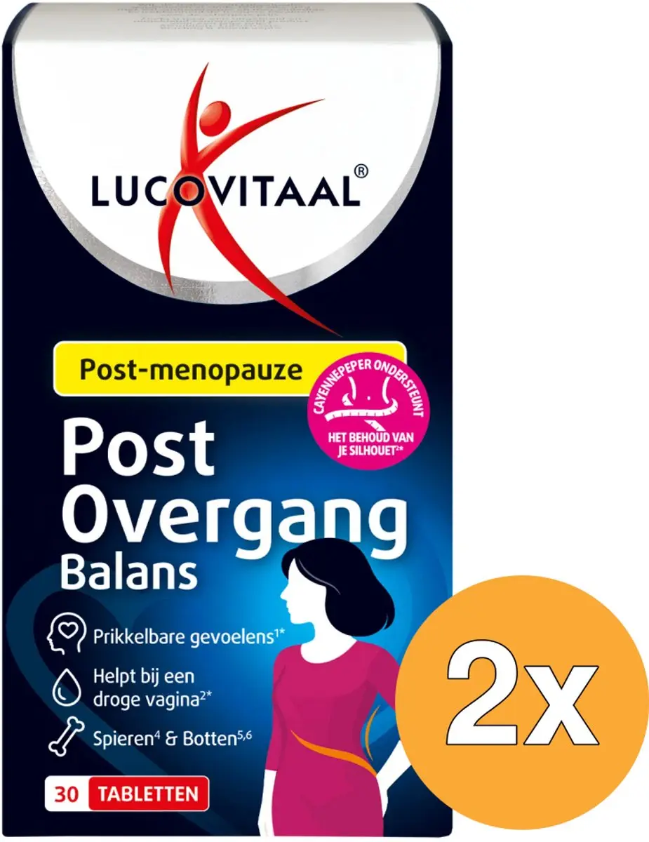 Lucovitaal Post Overgang Balans 60 Stuks