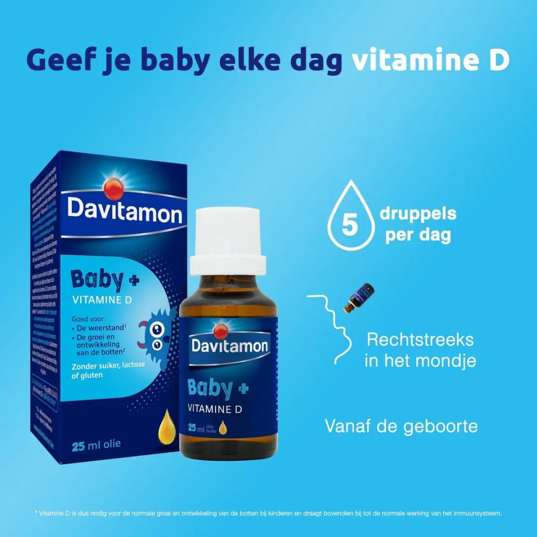 Davitamon Baby Vitamine D Olie 25ml