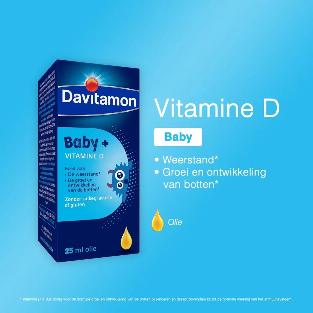 Davitamon Baby Vitamine D Olie 25ml
