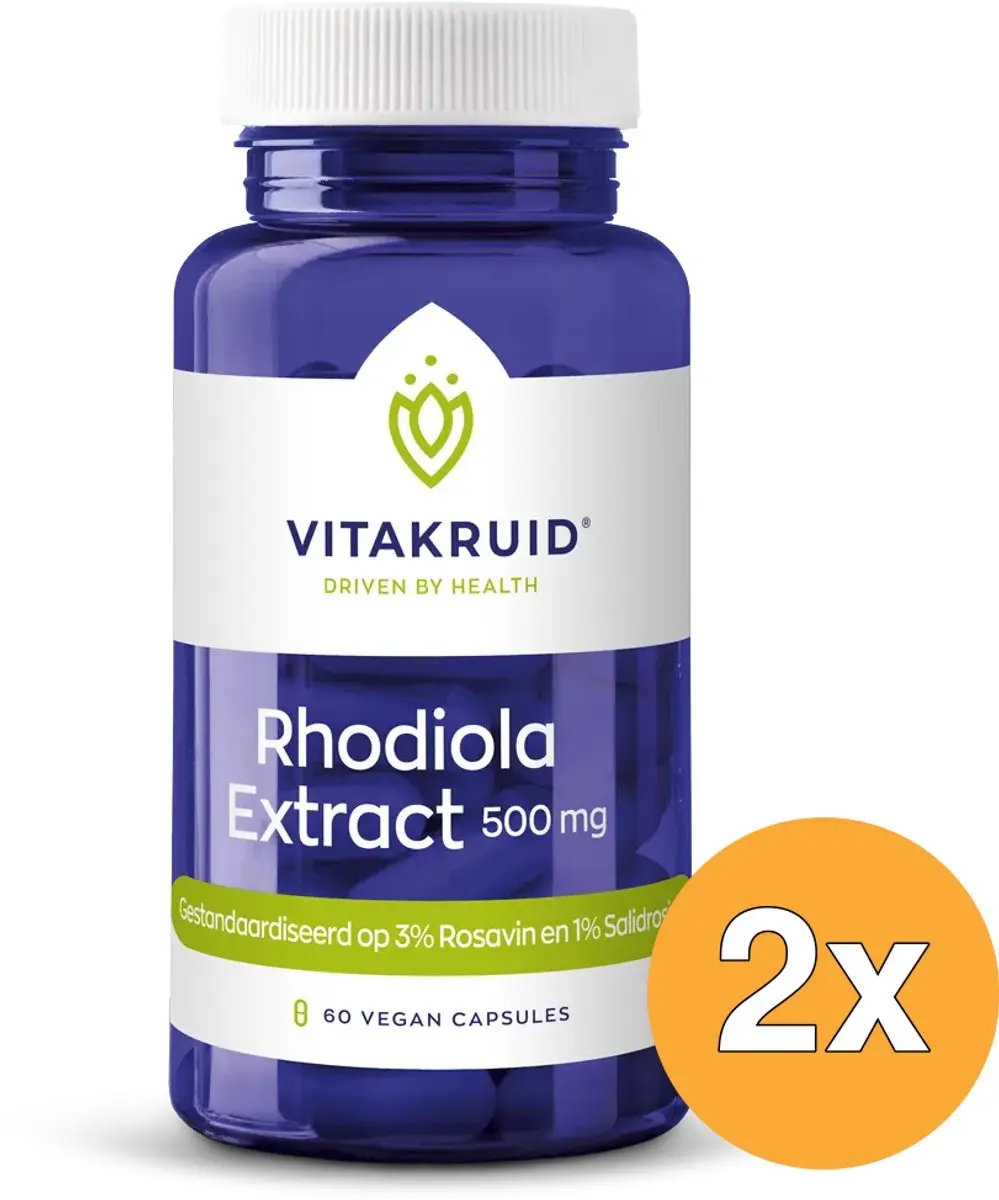 Vitakruid Rhodiola Extract 500mg 3% Rosavin