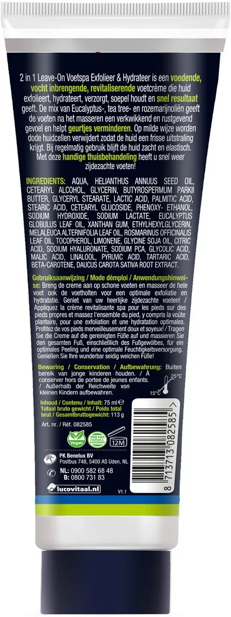 Lucovitaal Voetspa Peel & Hydrateer 75ml