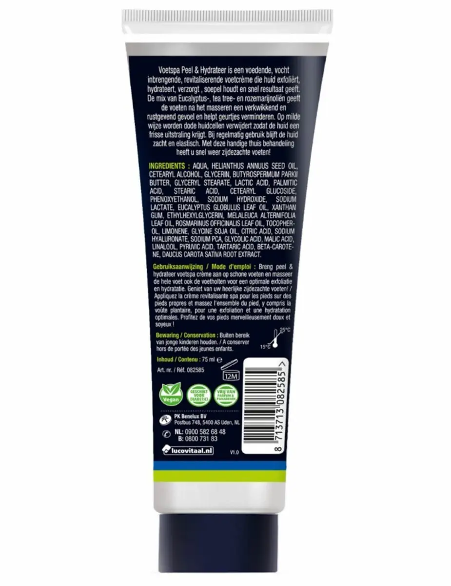 Lucovitaal Voetspa Peel & Hydrateer 75ml