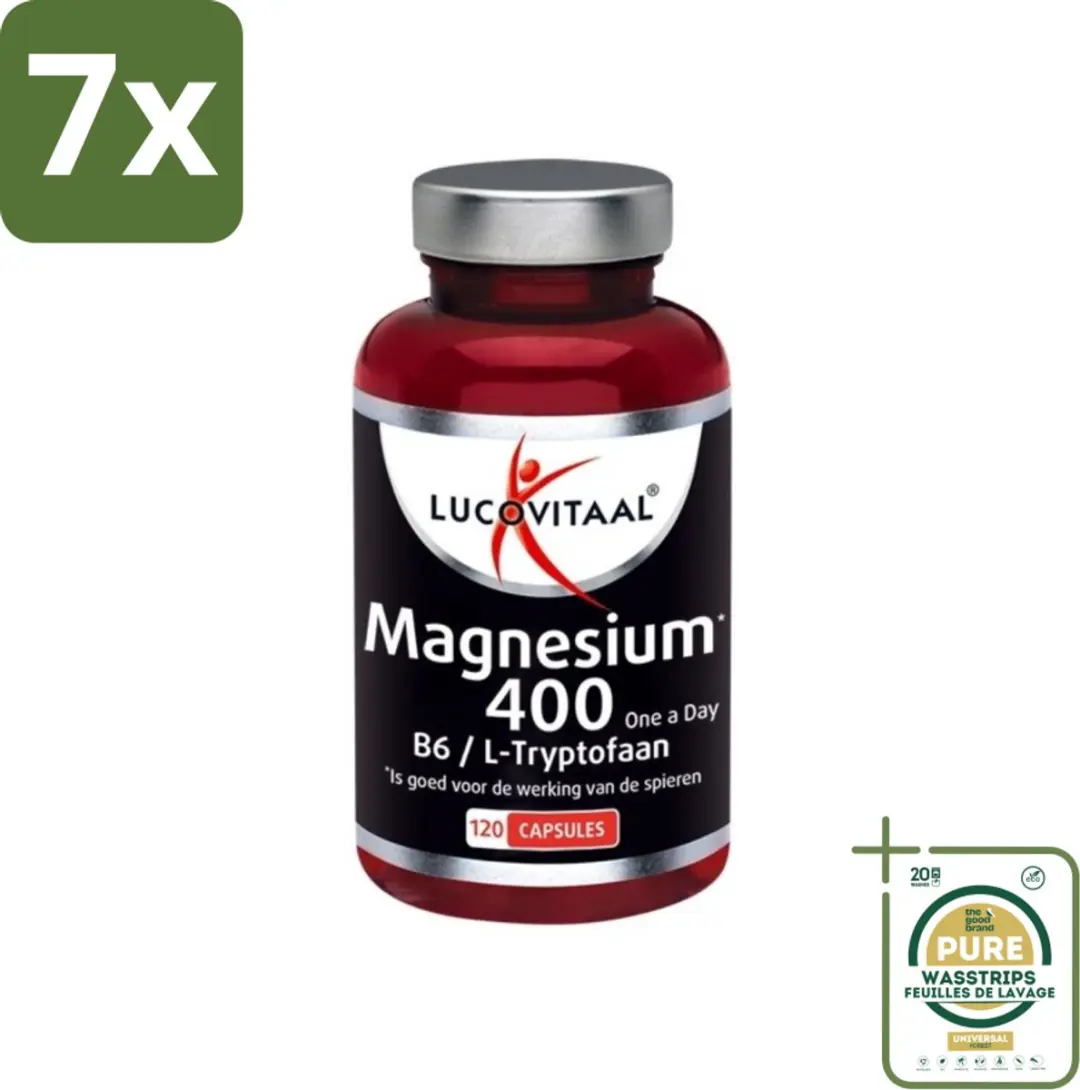 Lucovitaal Magnesium 400+B6/L-Tryptofaan 120 Tabletten