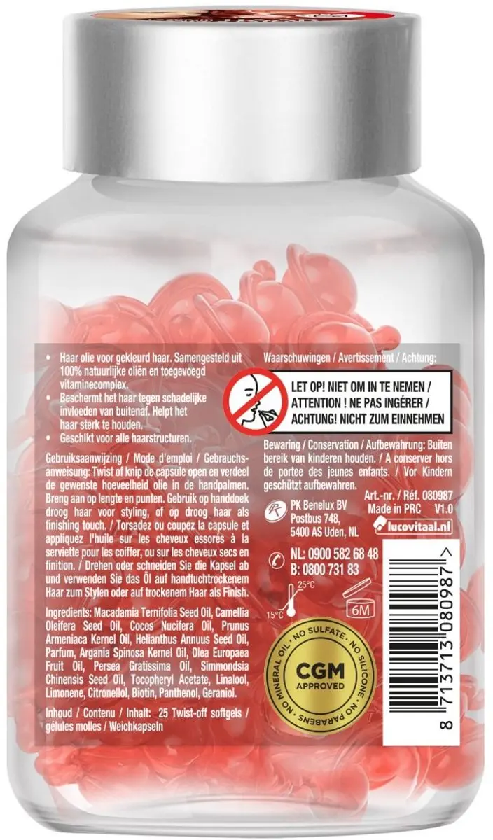 Lucovitaal Haar Vitamine Capsules 25 Stuks