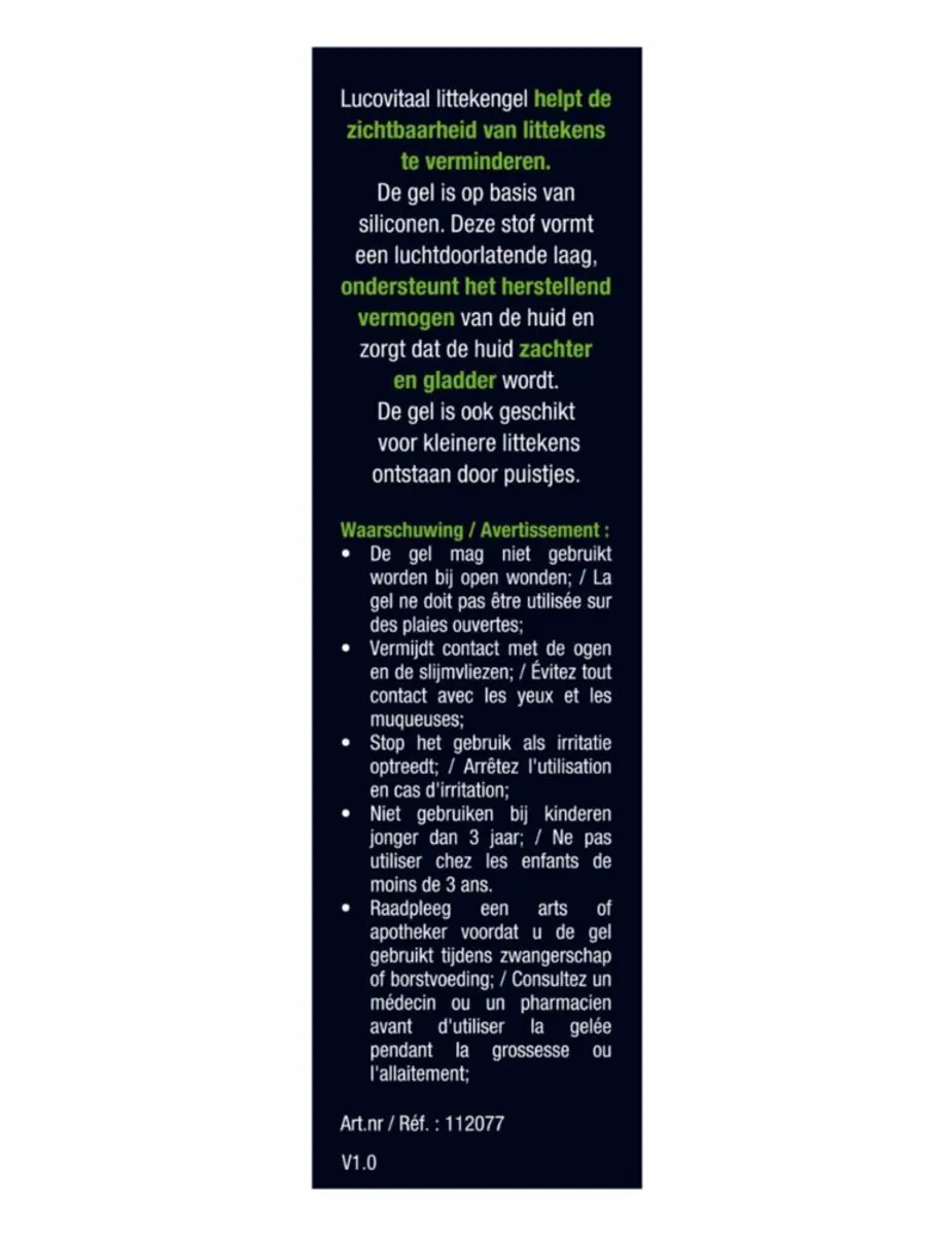 Lucovitaal Littekengel 2x20ml