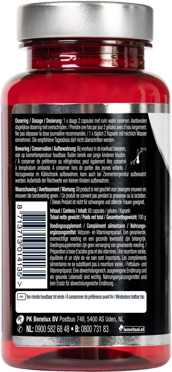 Lucovitaal Super Visolie Omega 3-6 - 60 Capsules