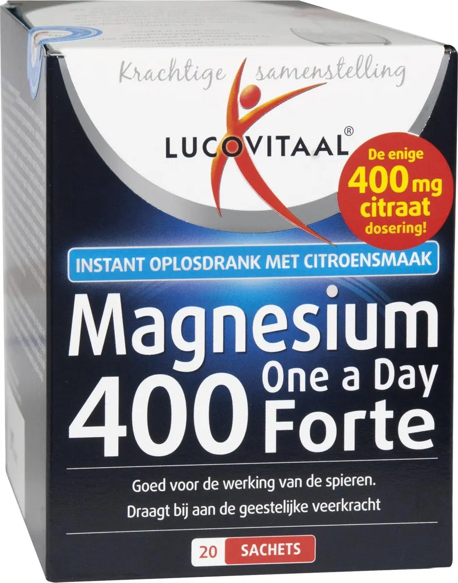 Lucovitaal Magnesium One a Day 400 Forte