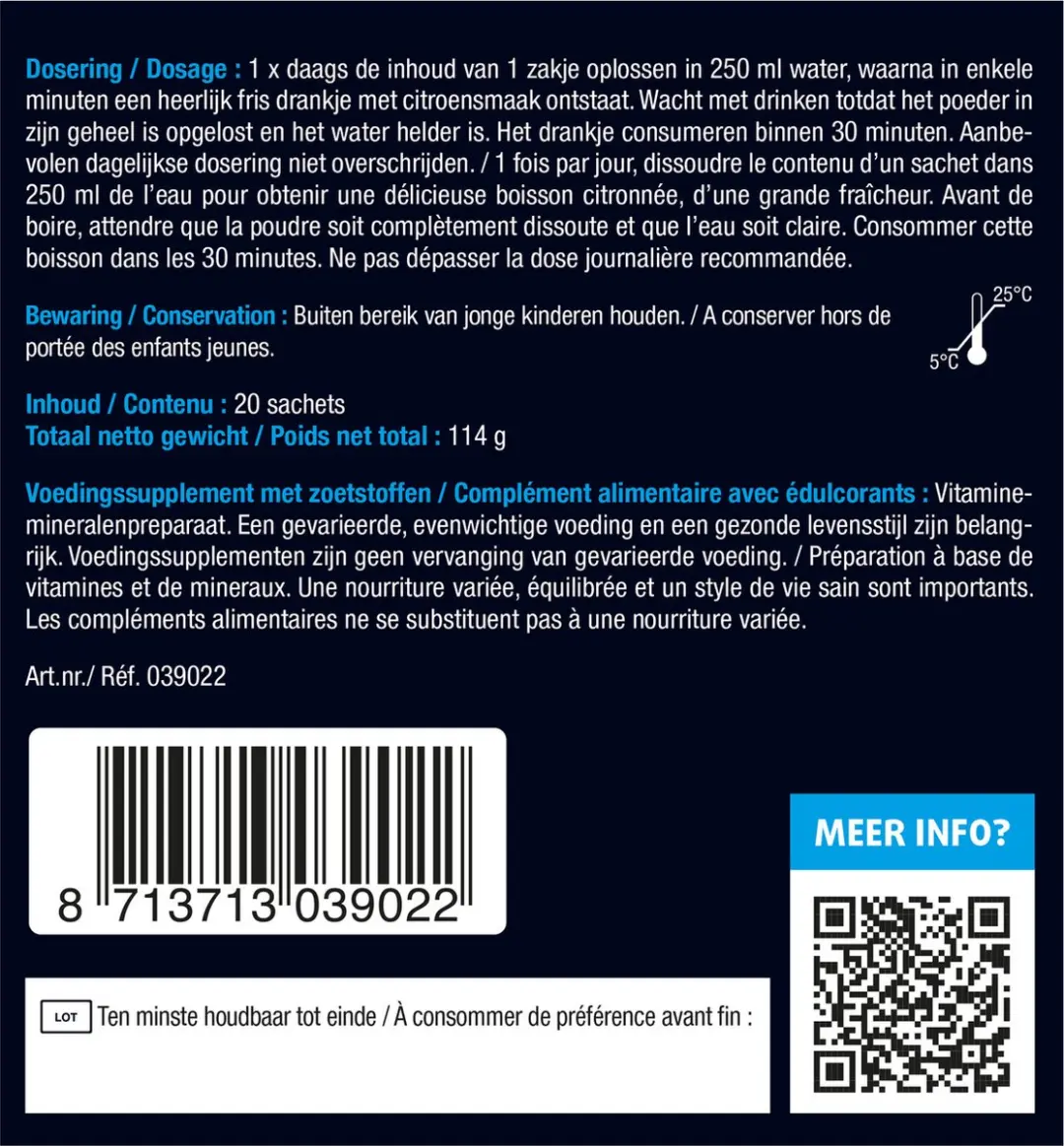 Lucovitaal Magnesium One a Day 400 Forte - 20 Sachets