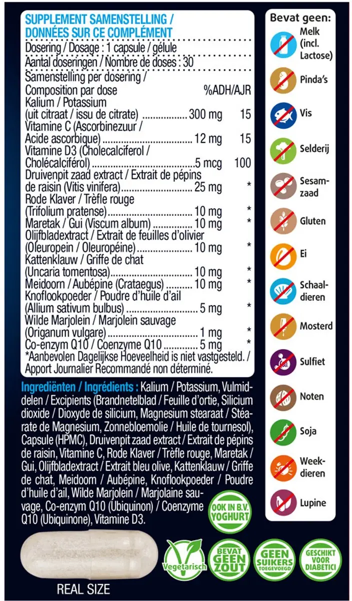 Lucovitaal Bloeddruk Capsules - 60 Stuks