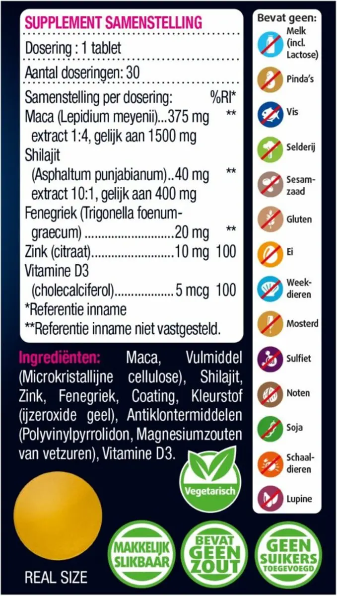 Lucovitaal Libido Support Vrouw 30 Tabletten
