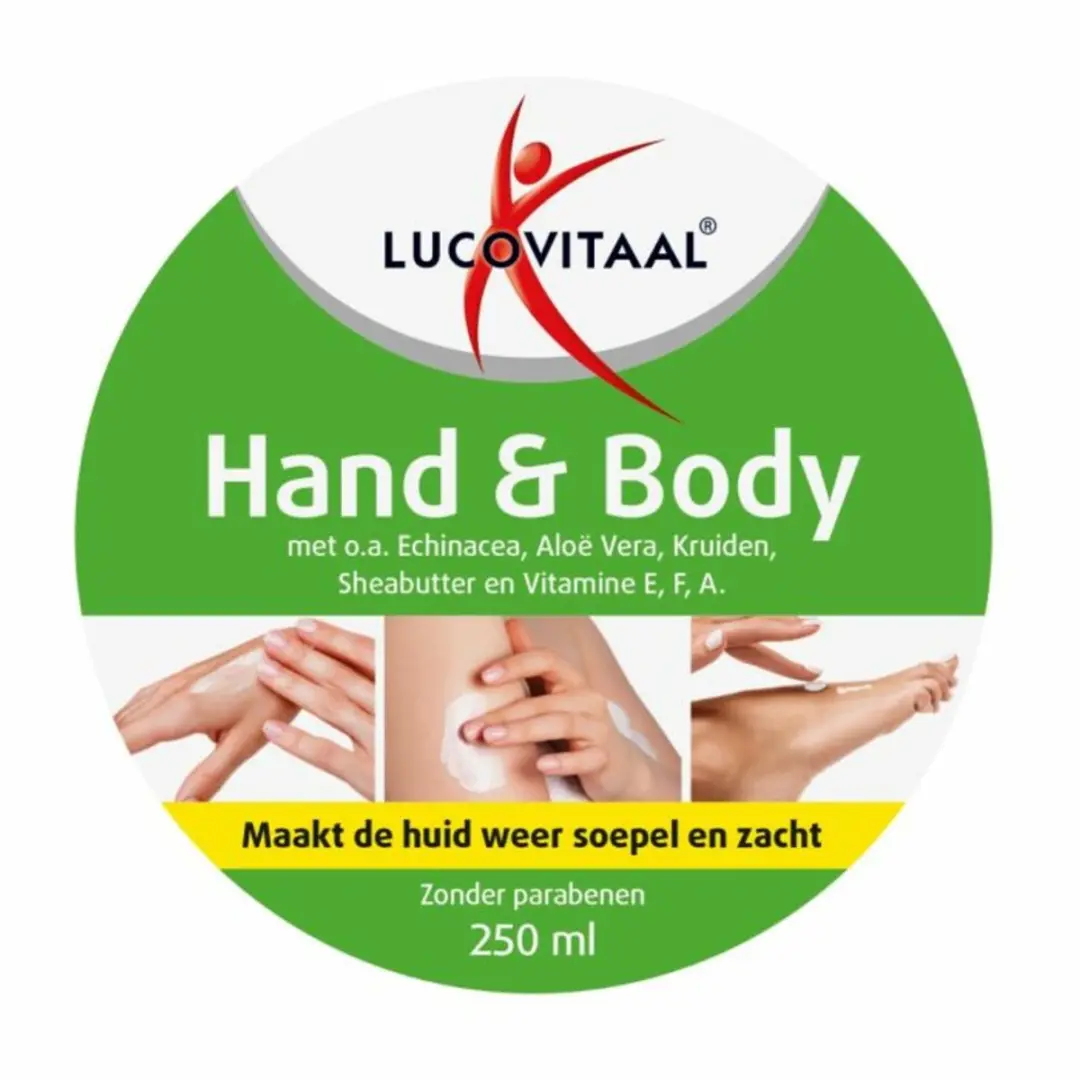 Lucovitaal Hand & Body Crème Echinacea & Aloë Vera 2x250ml