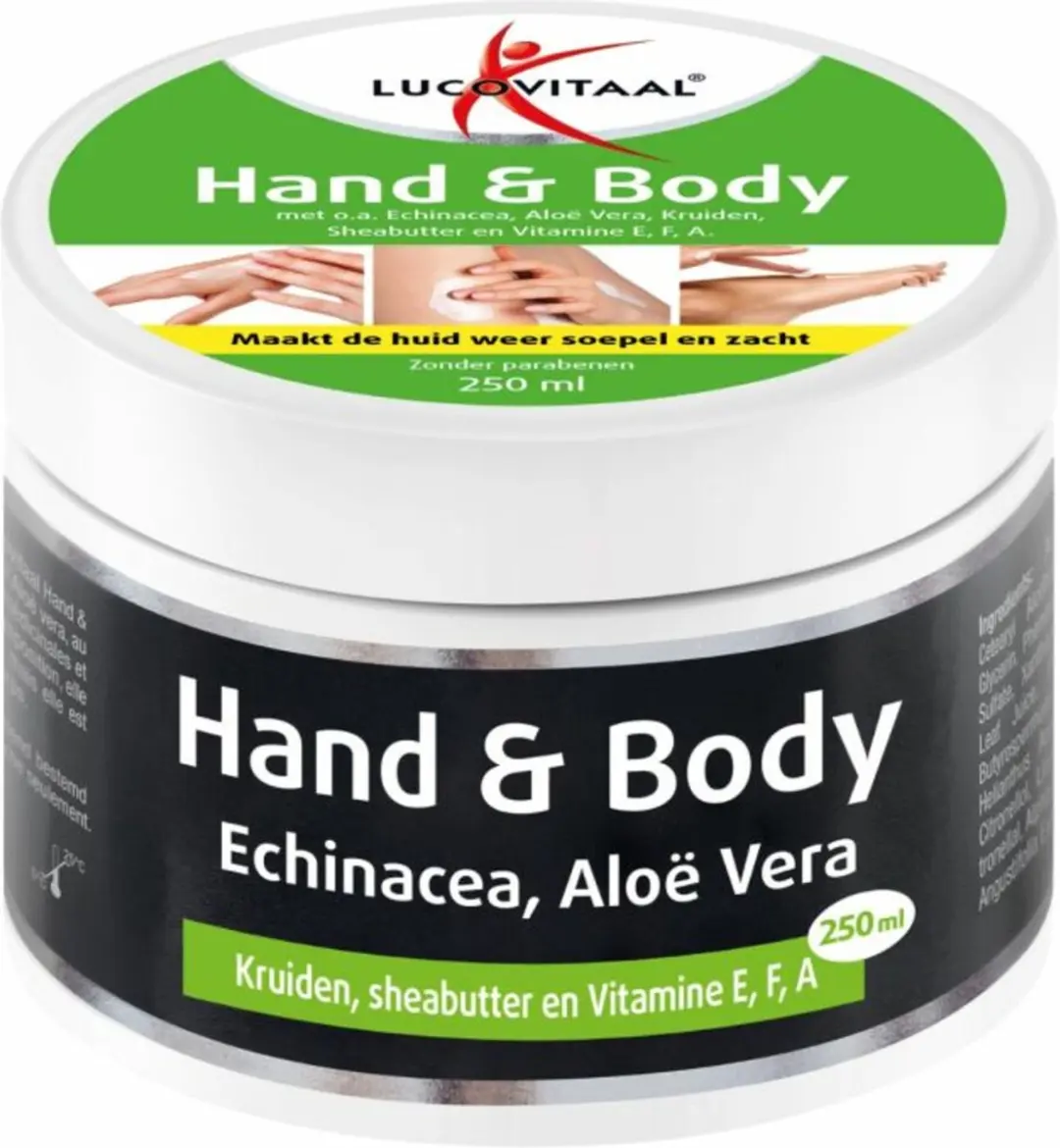 Lucovitaal Hand & Body Crème Echinacea & Aloë Vera 2x250ml