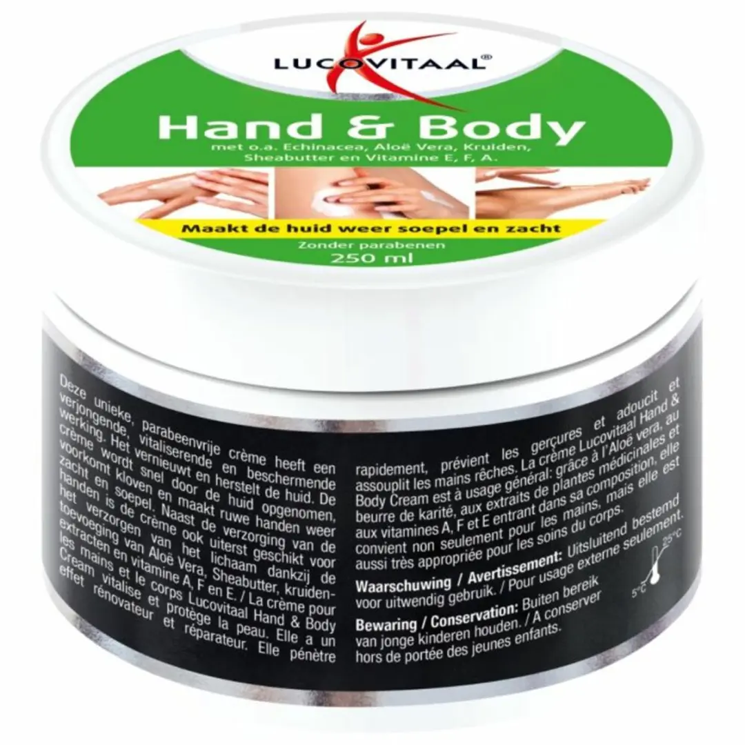 Lucovitaal Hand & Body Crème Echinacea & Aloë Vera 2x250ml