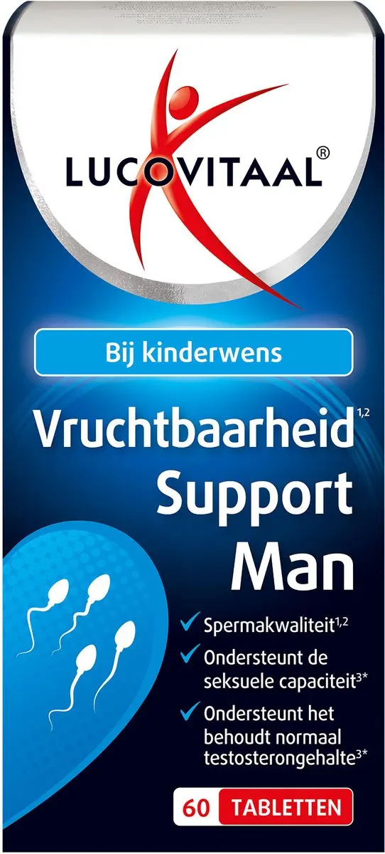 Lucovitaal Vruchtbaarheid Support Man 60 Tabletten
