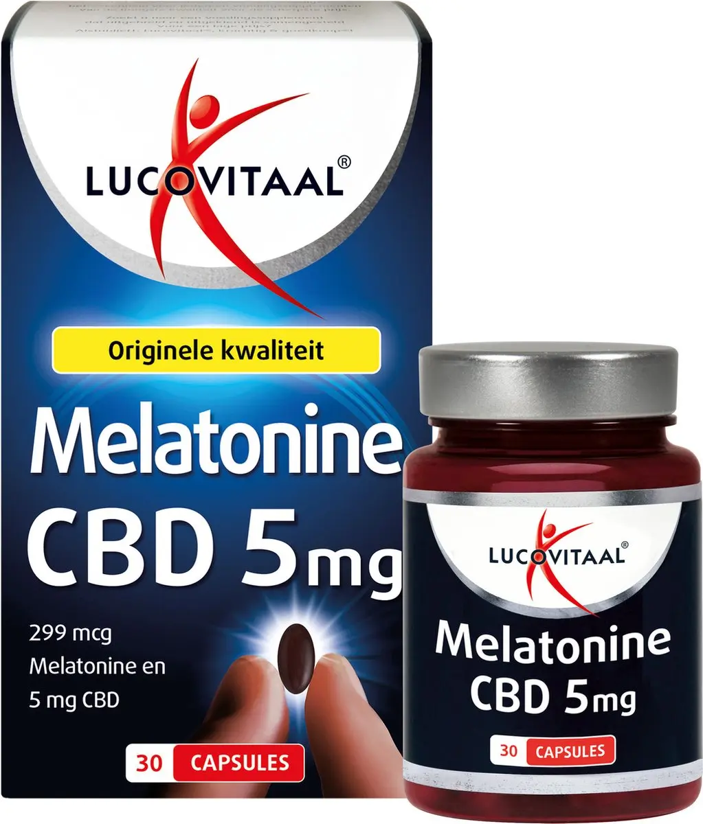 Lucovitaal Melatonine CBD 5mg - 30 Tabletten
