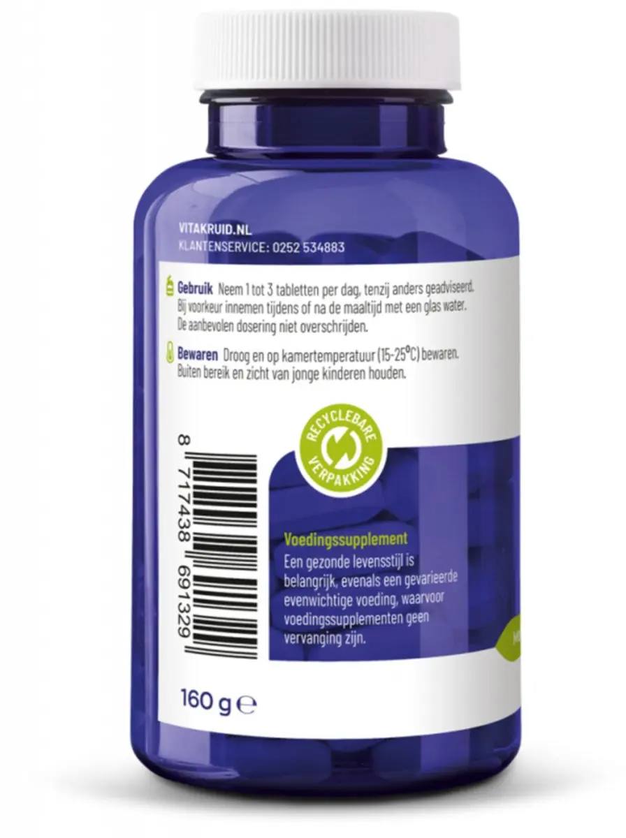 Vitakruid MMS 1000mg met Vitamine C - 240 tabletten