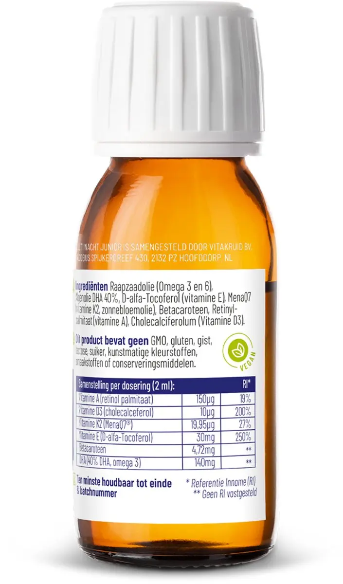 Vitakruid Multi Nacht Junior 60ml - 60 Paar