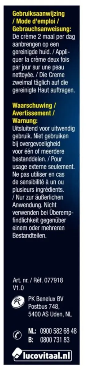 Lucovitaal Rode Huid & Kleine Adertjes Crème 30ml - 2 Stuks