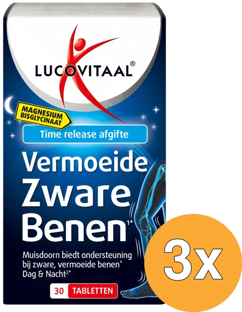 Lucovitaal Magnesium Vermoeide Zware Benen 30 tabletten