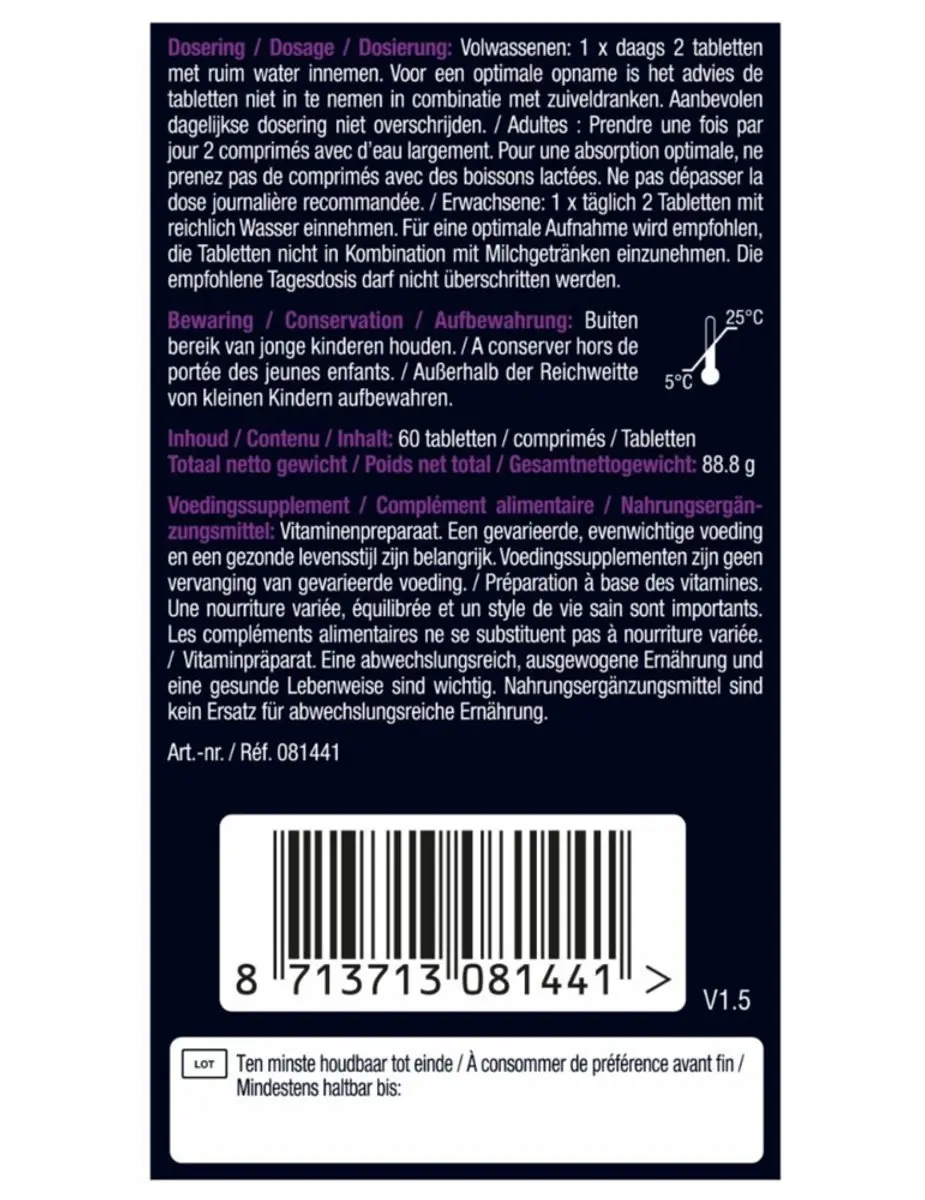 Lucovitaal Collageen Marine Pure 120 tabletten - 2x60