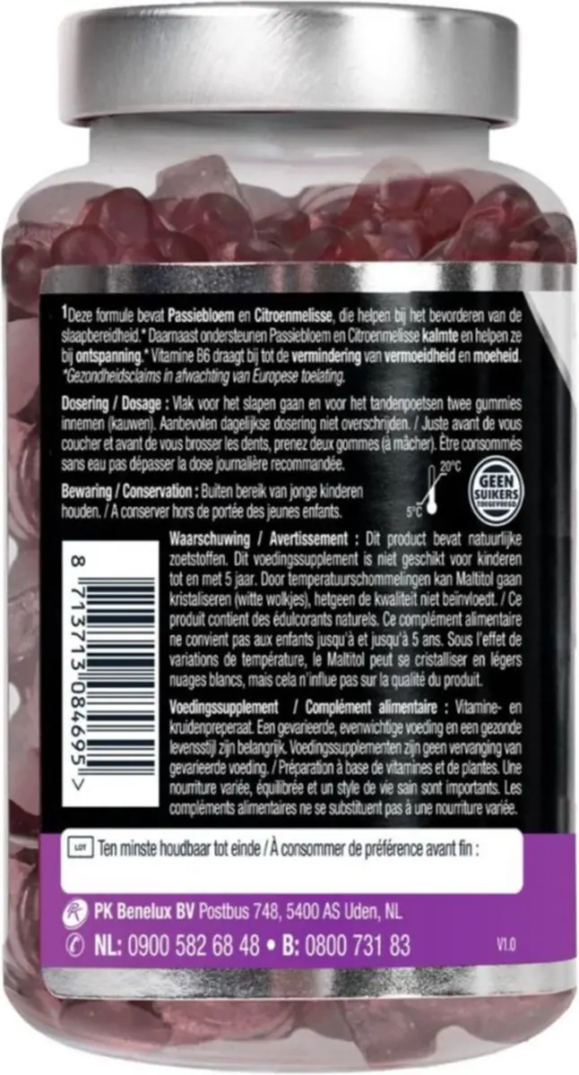 Lucovitaal Slaap Gummies Kids Bosbessen 60 Stuks