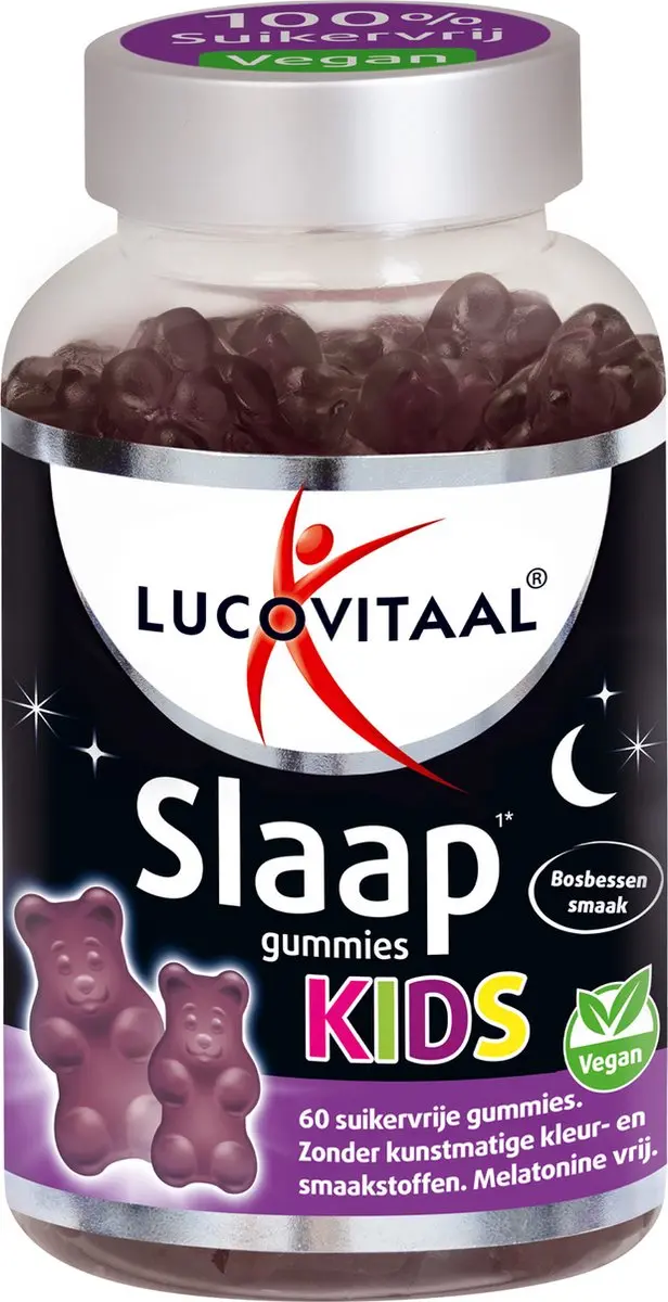 Lucovitaal Slaap Gummies Kids Bosbessen 60 Stuks