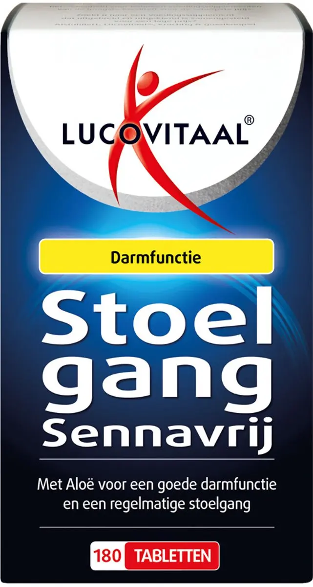 Lucovitaal Stoelgang Sennavrij 540g - 3x180 Tabletten
