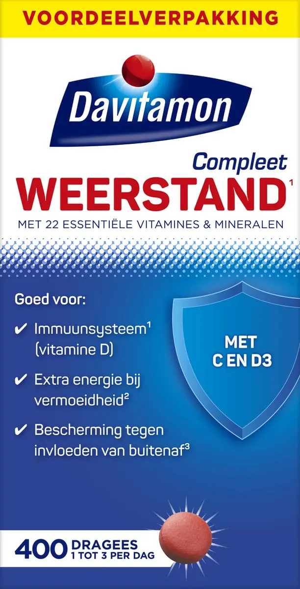 Davitamon Compleet Weerstand Multivitamine 400 Dragees