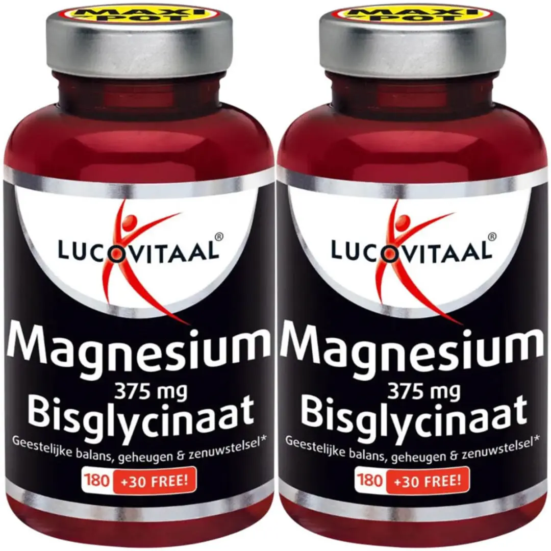 Lucovitaal Magnesium 375mg Bisglycinaat - 420 tabletten
