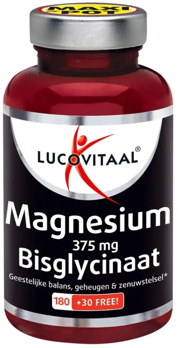 Lucovitaal Magnesium 375mg Bisglycinaat - 420 tabletten