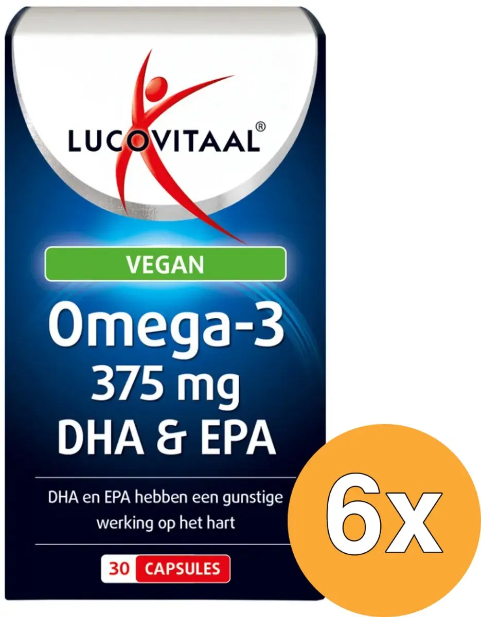 Lucovitaal Omega 3 Vegan 375mg EPA&DHA
